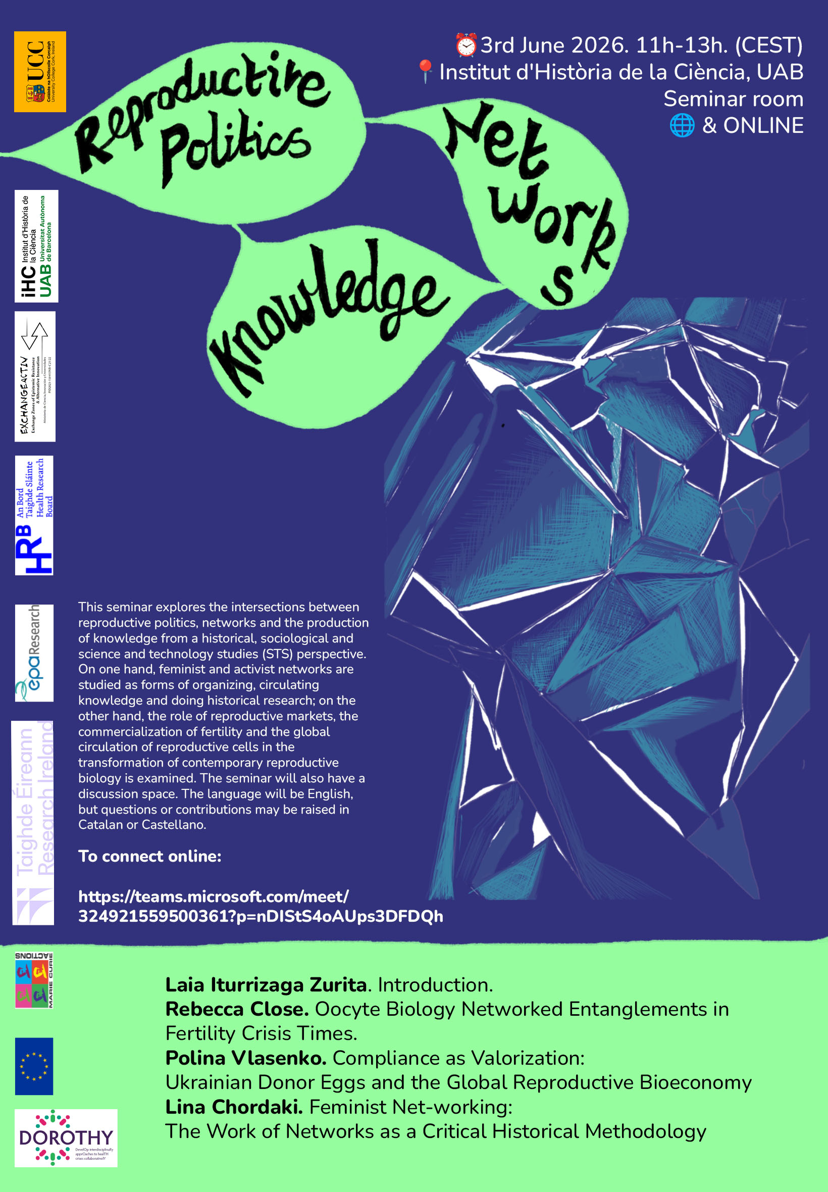 Reproductive Politics event flyer